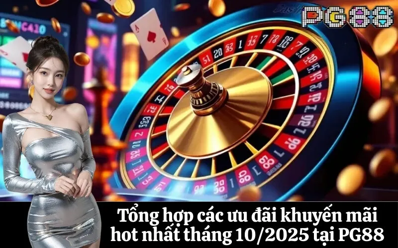 Tổng hợp các ưu đãi khuyến mãi hot nhất tháng 102025 tại PG88